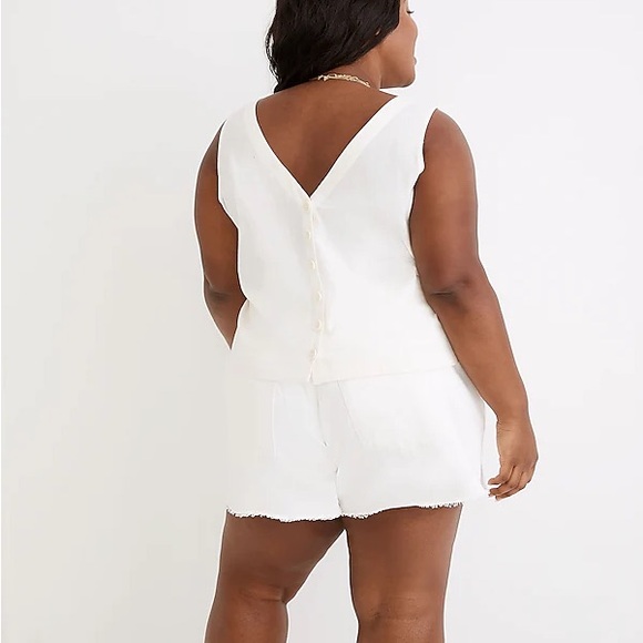 Medewell (Re)sponsible V-Neck Button-Back Sleeveless Top - Picture 2 of 11